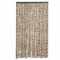 vidaXL Fliegenvorhang Beige und Braun 118x220 cm Chenille vidaXL Fliegenvorhang Beige und Braun 118x220 cm Chenille