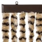 vidaXL Fliegenvorhang Beige und Braun 118x220 cm Chenille vidaXL Fliegenvorhang Beige und Braun 118x220 cm Chenille