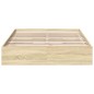 vidaXL Bettgestell mit Schubladen Sonoma-Eiche 120x200cm Holzwerkstoff vidaXL Bettgestell mit Schubladen Sonoma-Eiche 120x200cm Holzwerkstoff