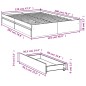 vidaXL Bettgestell mit Schubladen Sonoma-Eiche 120x200cm Holzwerkstoff vidaXL Bettgestell mit Schubladen Sonoma-Eiche 120x200cm Holzwerkstoff