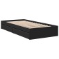 vidaXL Bettgestell mit Schubladen Schwarz 100x200 cm Holzwerkstoff vidaXL Bettgestell mit Schubladen Schwarz 100x200 cm Holzwerkstoff