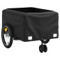 vidaXL Fahrradanhänger Schwarz und Blau 45 kg Eisen vidaXL Fahrradanhänger Schwarz und Blau 45 kg Eisen