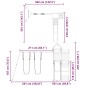 vidaXL Spielturm Imprägniertes Kiefernholz vidaXL Spielturm Imprägniertes Kiefernholz