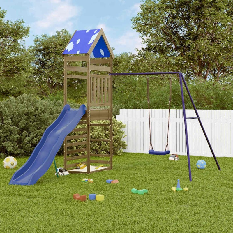 vidaXL Spielturm Imprägniertes Kiefernholz vidaXL Spielturm Imprägniertes Kiefernholz