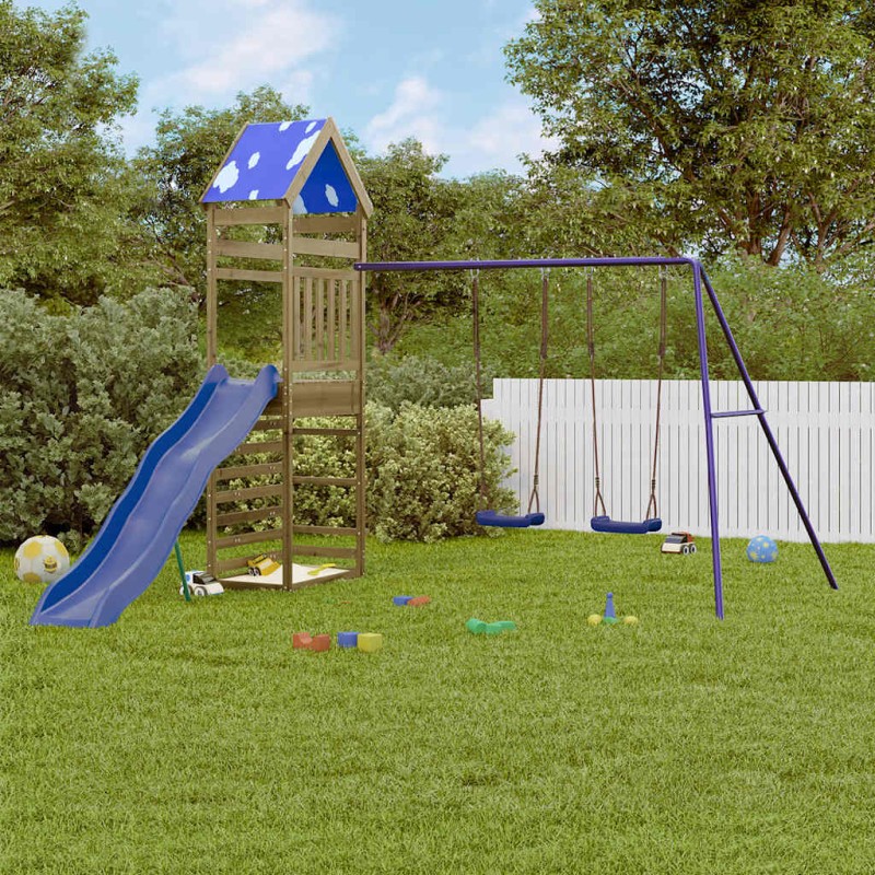 vidaXL Spielturm Imprägniertes Kiefernholz vidaXL Spielturm Imprägniertes Kiefernholz