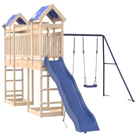 vidaXL Spielturm Massivholz Kiefer