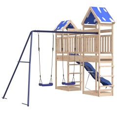 vidaXL Spielturm Massivholz Kiefer