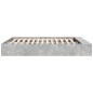 vidaXL Bettgestell Betongrau 200x200 cm Holzwerkstoff vidaXL Bettgestell Betongrau 200x200 cm Holzwerkstoff