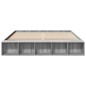vidaXL Bettgestell Grau Sonoma 200x200 cm Holzwerkstoff vidaXL Bettgestell Grau Sonoma 200x200 cm Holzwerkstoff