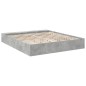 vidaXL Bettgestell Betongrau 180x200 cm Holzwerkstoff vidaXL Bettgestell Betongrau 180x200 cm Holzwerkstoff