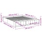 vidaXL Bettgestell Betongrau 180x200 cm Holzwerkstoff vidaXL Bettgestell Betongrau 180x200 cm Holzwerkstoff
