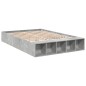 vidaXL Bettgestell Betongrau 160x200 cm Holzwerkstoff vidaXL Bettgestell Betongrau 160x200 cm Holzwerkstoff