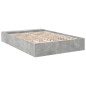 vidaXL Bettgestell Betongrau 160x200 cm Holzwerkstoff vidaXL Bettgestell Betongrau 160x200 cm Holzwerkstoff