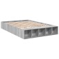 vidaXL Bettgestell Grau Sonoma 160x200 cm Holzwerkstoff vidaXL Bettgestell Grau Sonoma 160x200 cm Holzwerkstoff