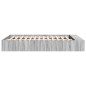 vidaXL Bettgestell Grau Sonoma 160x200 cm Holzwerkstoff vidaXL Bettgestell Grau Sonoma 160x200 cm Holzwerkstoff