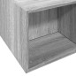 vidaXL Bettgestell Grau Sonoma 160x200 cm Holzwerkstoff vidaXL Bettgestell Grau Sonoma 160x200 cm Holzwerkstoff