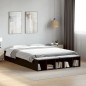 vidaXL Bettgestell Schwarz 150x200 cm Holzwerkstoff vidaXL Bettgestell Schwarz 150x200 cm Holzwerkstoff
