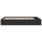 vidaXL Bettgestell Schwarz 120x190 cm Holzwerkstoff vidaXL Bettgestell Schwarz 120x190 cm Holzwerkstoff