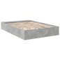 vidaXL Bettgestell Betongrau 140x190 cm Holzwerkstoff vidaXL Bettgestell Betongrau 140x190 cm Holzwerkstoff