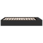 vidaXL Bettgestell Schwarz 140x190 cm Holzwerkstoff vidaXL Bettgestell Schwarz 140x190 cm Holzwerkstoff