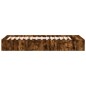 vidaXL Bettgestell Räuchereiche 100x200 cm Holzwerkstoff vidaXL Bettgestell Räuchereiche 100x200 cm Holzwerkstoff