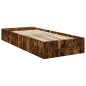 vidaXL Bettgestell Räuchereiche 100x200 cm Holzwerkstoff vidaXL Bettgestell Räuchereiche 100x200 cm Holzwerkstoff