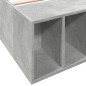 vidaXL Bettgestell Betongrau 90x190 cm Holzwerkstoff vidaXL Bettgestell Betongrau 90x190 cm Holzwerkstoff