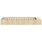 vidaXL Bettgestell Sonoma-Eiche 75x190 cm Holzwerkstoff vidaXL Bettgestell Sonoma-Eiche 75x190 cm Holzwerkstoff
