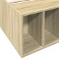 vidaXL Bettgestell Sonoma-Eiche 75x190 cm Holzwerkstoff vidaXL Bettgestell Sonoma-Eiche 75x190 cm Holzwerkstoff