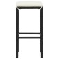 vidaXL 7-tlg. Gartenbar-Set Schwarz Massivholz Akazie und Poly Rattan vidaXL 7-tlg. Gartenbar-Set Schwarz Massivholz Akazie und Poly Rattan