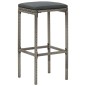 vidaXL 5-tlg. Gartenbar-Set Grau Massivholz Akazie und Poly Rattan vidaXL 5-tlg. Gartenbar-Set Grau Massivholz Akazie und Poly Rattan