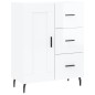 vidaXL Highboard Hochglanz-Weiß 69,5x34x180 cm Holzwerkstoff vidaXL Highboard Hochglanz-Weiß 69,5x34x180 cm Holzwerkstoff