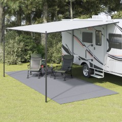 vidaXL Zeltteppich Hellgrau 5,5x2,5 m