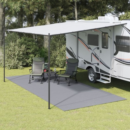 vidaXL Zeltteppich Hellgrau 5,5x2,5 m