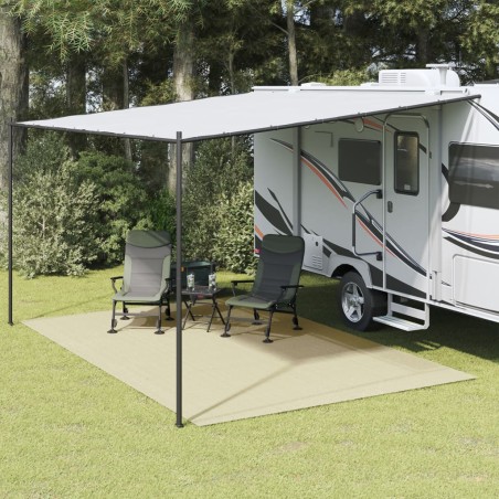 vidaXL Zeltteppich Creme 6x3 m