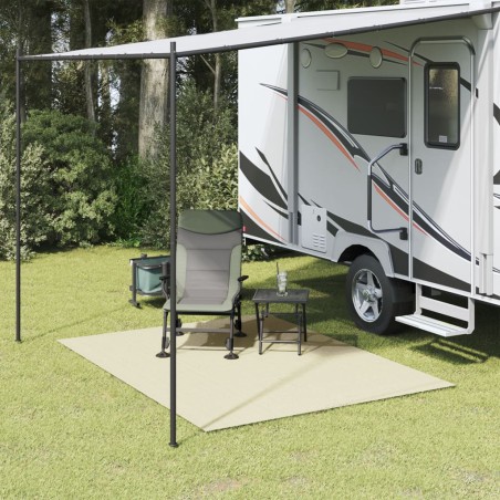 vidaXL Zeltteppich Creme 2,5x2 m