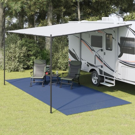 vidaXL Zeltteppich Blau 5,5x2,5 m