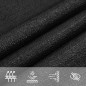 vidaXL Sonnensegel 160 g/m² Rechteckig Schwarz 6x8 m HDPE vidaXL Sonnensegel 160 g/m² Rechteckig Schwarz 6x8 m HDPE