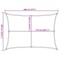 vidaXL Sonnensegel 160 g/m² Rechteckig Schwarz 6x8 m HDPE vidaXL Sonnensegel 160 g/m² Rechteckig Schwarz 6x8 m HDPE