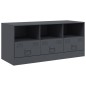 vidaXL TV-Schrank Anthrazit 99x39x44 cm Stahl vidaXL TV-Schrank Anthrazit 99x39x44 cm Stahl