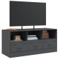vidaXL TV-Schrank Anthrazit 99x39x44 cm Stahl vidaXL TV-Schrank Anthrazit 99x39x44 cm Stahl