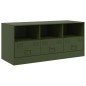 vidaXL TV-Schrank Olivgrün 99x39x44 cm Stahl vidaXL TV-Schrank Olivgrün 99x39x44 cm Stahl