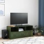 vidaXL TV-Schrank Olivgrün 99x39x44 cm Stahl vidaXL TV-Schrank Olivgrün 99x39x44 cm Stahl