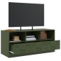 vidaXL TV-Schrank Olivgrün 99x39x44 cm Stahl vidaXL TV-Schrank Olivgrün 99x39x44 cm Stahl