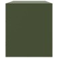 vidaXL TV-Schrank Olivgrün 99x39x44 cm Stahl vidaXL TV-Schrank Olivgrün 99x39x44 cm Stahl