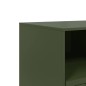 vidaXL TV-Schrank Olivgrün 99x39x44 cm Stahl vidaXL TV-Schrank Olivgrün 99x39x44 cm Stahl