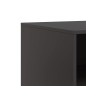 vidaXL TV-Schränke 2 Stk. Schwarz 67x39x44 cm Stahl vidaXL TV-Schränke 2 Stk. Schwarz 67x39x44 cm Stahl