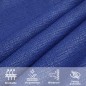 vidaXL Sonnensegel 160 g/m² Rechteckig Blau 4x6 m HDPE vidaXL Sonnensegel 160 g/m² Rechteckig Blau 4x6 m HDPE