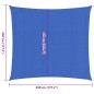 vidaXL Sonnensegel 160 g/m² Quadratisch Blau 4,5x4,5 m HDPE vidaXL Sonnensegel 160 g/m² Quadratisch Blau 4,5x4,5 m HDPE