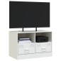 vidaXL TV-Schrank Weiß 67x39x44 cm Stahl vidaXL TV-Schrank Weiß 67x39x44 cm Stahl